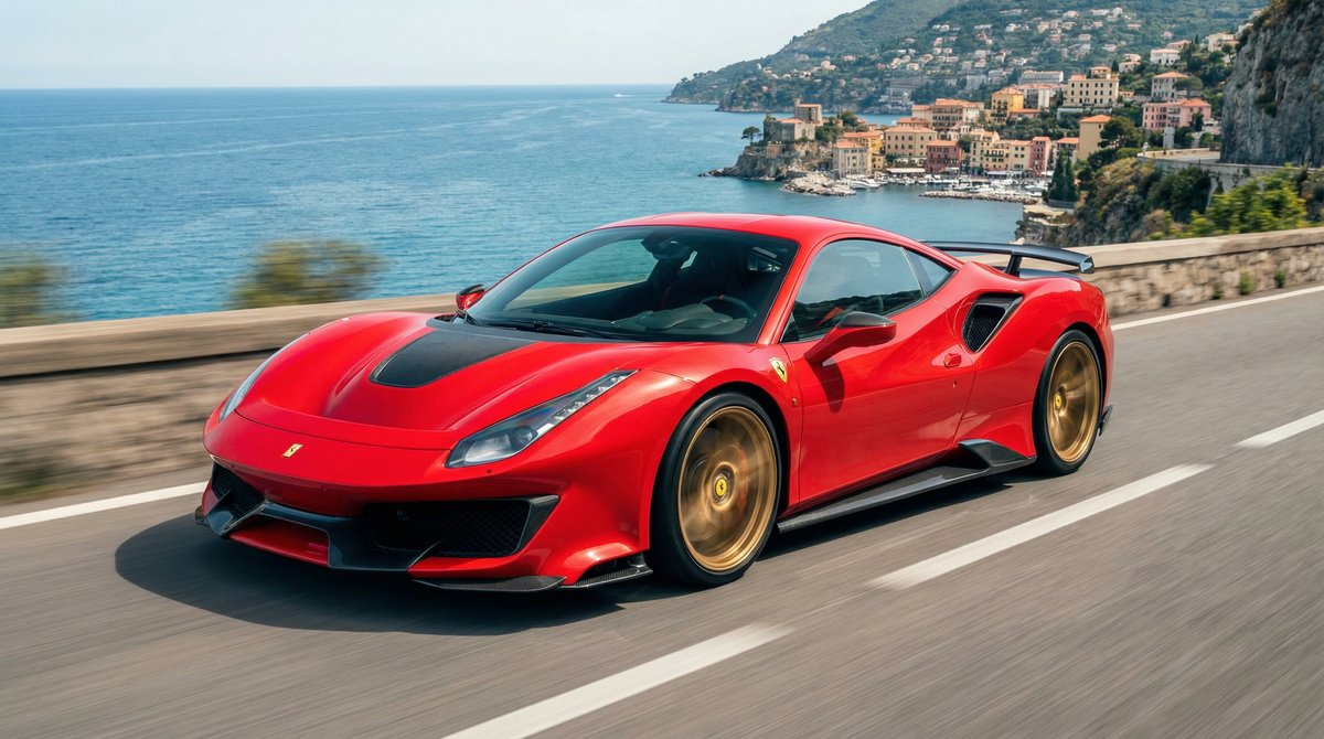 萝莉岛跑车视频社区 - 法拉利488改装