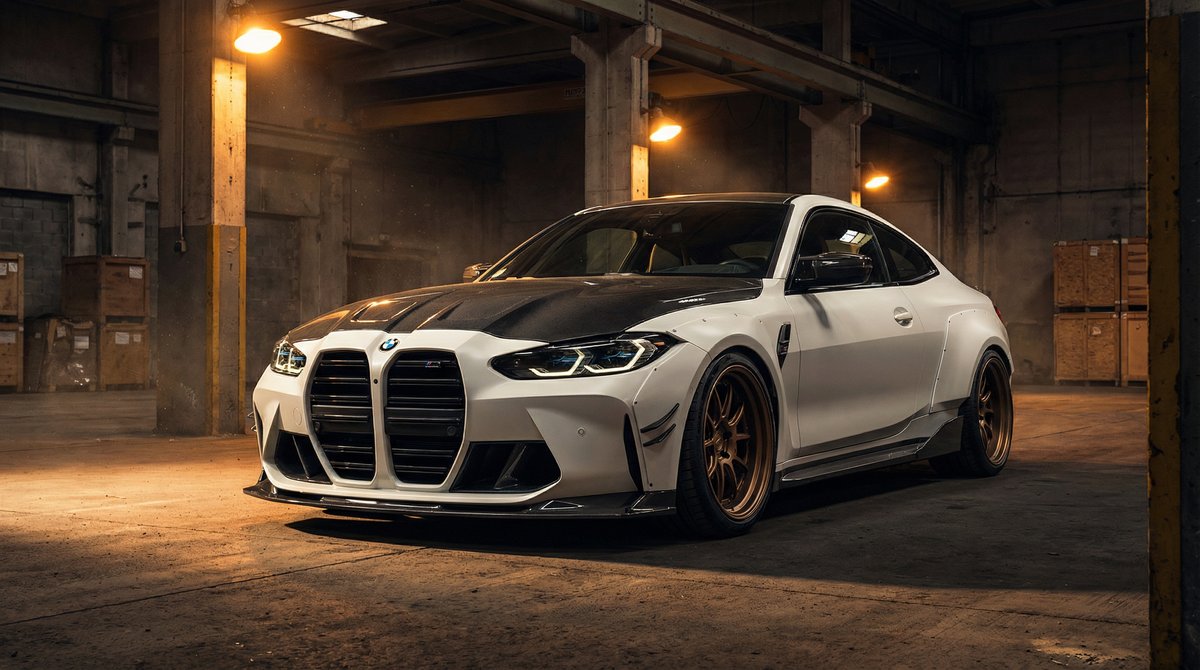 萝莉岛爱车视频 - BMW M4碳纤维改装